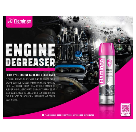 Flamingo Engine Degreaser Foam Type 650 ML